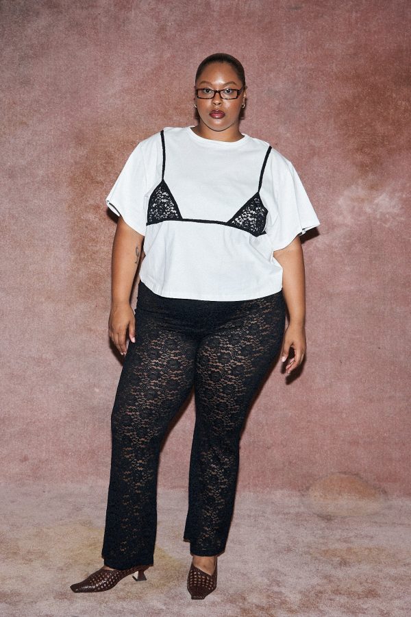 Black Rose Lace Pants Hot on Sale - Image 3