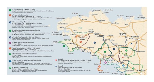 Guide - Bicycle and electric bike trips: Brittany, vol.2 | Glénat Discount - Image 2