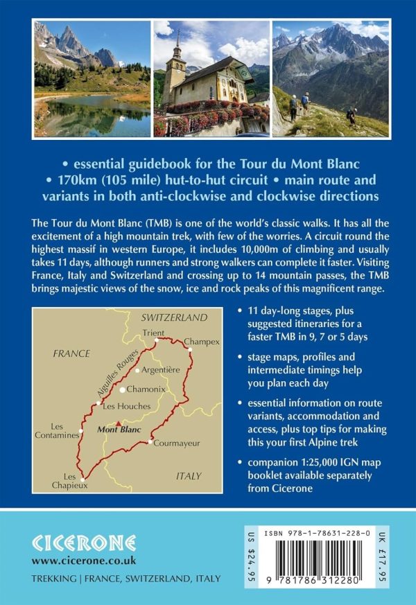 Hiking guide (in English) - The Tour du Mont Blanc | Cicerone For Cheap - Image 2