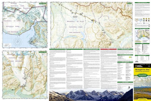 Trails map n° 249 - Wrangell, St. Elias National Park (Alaska) | National Geographic Online Hot Sale - Image 4