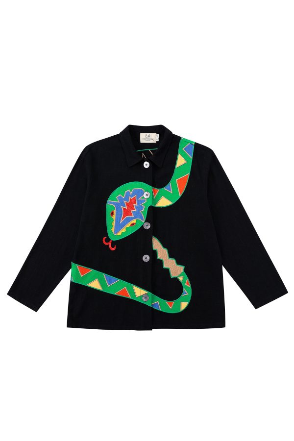 Unisex Snake Linen Chore Jacket Online