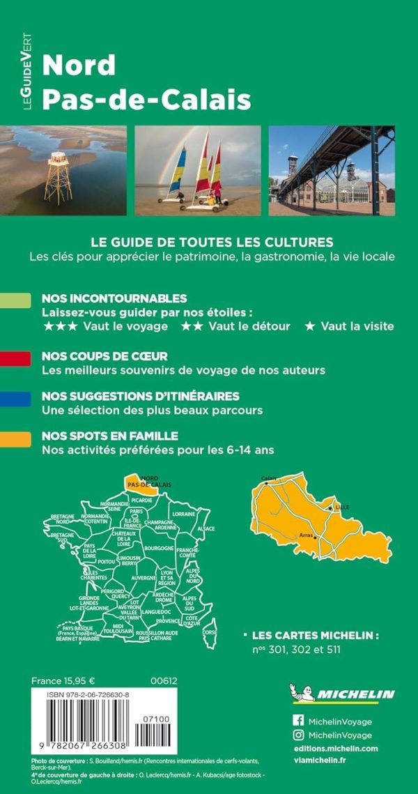 Green Guide - North, Pas-de-Calais - 2025 Edition | Michelin on Sale - Image 2