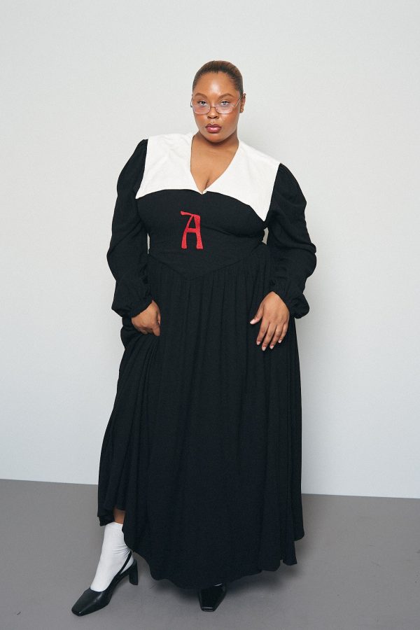 Scarlet Letter Linen Maxi Dress Online now