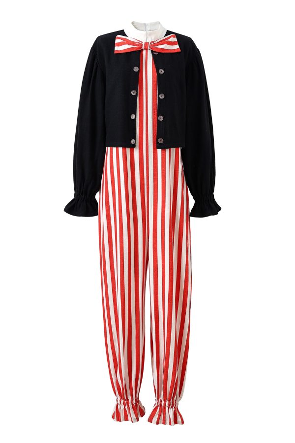 Linen Clown Jumpsuit Fashion - Image 4