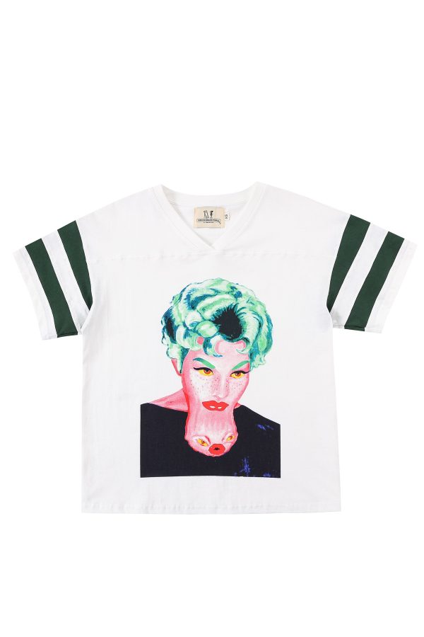 Unisex  The Burden  Football T-Shirt by Penelope Gazin For Cheap