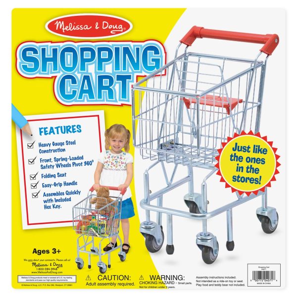 Shopping Cart Toy - Metal Grocery Wagon 4071 Online Hot Sale - Image 4