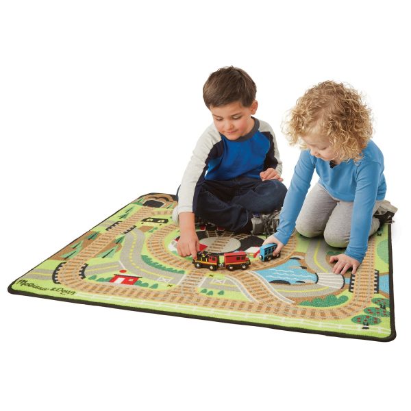 Round the Rails Train Rug 9554 Hot on Sale - Image 3