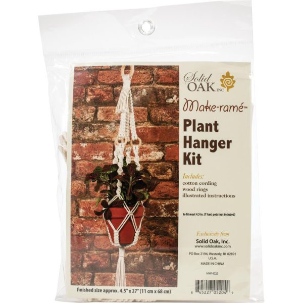 Macrame Plant Hanger Kit MWH023 Hot on Sale