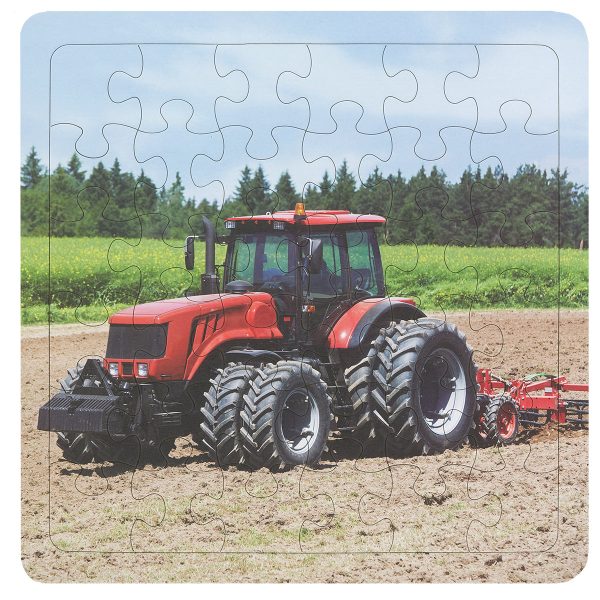 Big Red Tractor 36-Piece Frame Tray Puzzle CH8523 For Discount