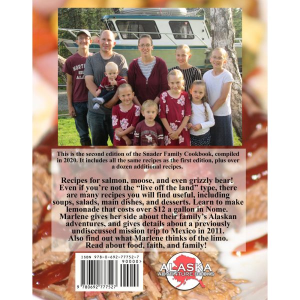 The Snader Family Alaskan Cookbook by Marlene Snader Book 4 Second Edition Sale - Image 2