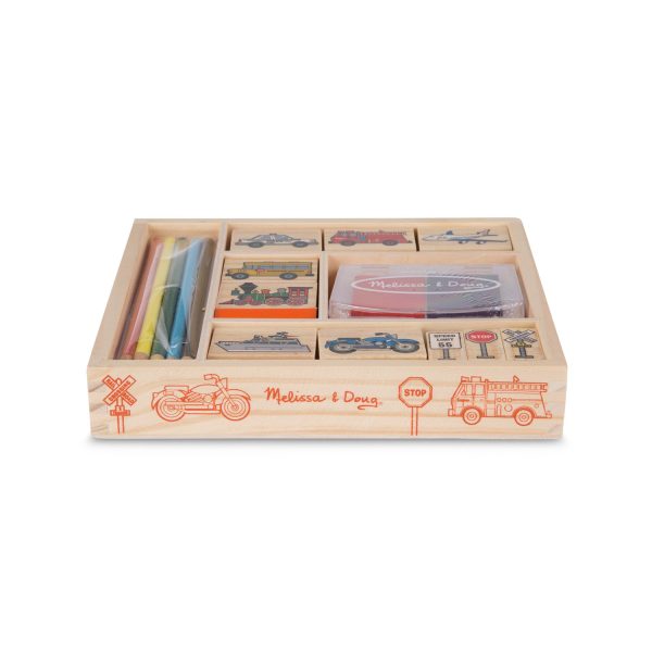 Wooden Stamp Set - Vehicles 2409 Cheap - Image 2