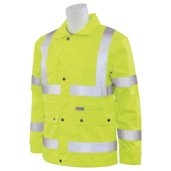 S371 Cl 3 Raincoat with 3M® Reflective Tape Sale - Image 2