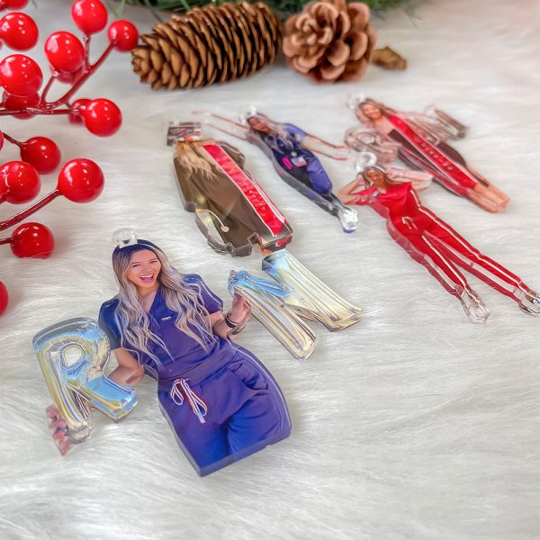 Custom Photo Gifts For Nurse Ornament 79acvp140924 For Sale - Image 3