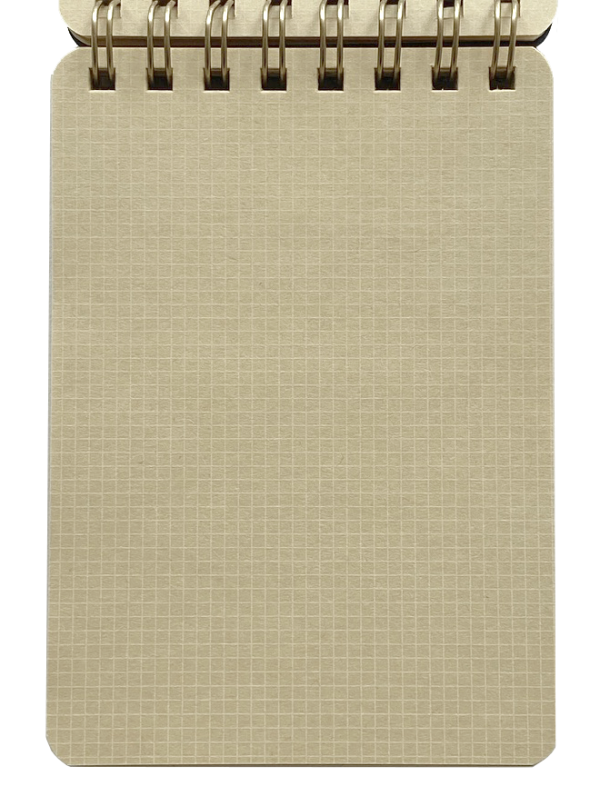 Kraft Work Memo A7 Spiral Notebook by Kleid Online Sale - Image 2